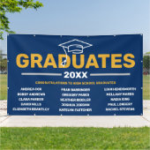 Bannière de graduation de quartier personnalisée (Dehors)