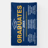 Bannière de graduation de quartier personnalisée (Verticale)