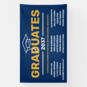 Bannière de graduation de quartier personnalisée (Verticale)