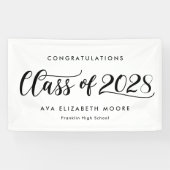 Bannière de graduation des couleurs de classe styl (Horizontal)