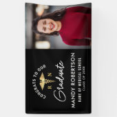 bannière de graduation en soins infirmiers simples (Vertical)