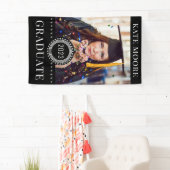 Bannière de graduation photo personnalisée (En situation)