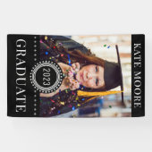 Bannière de graduation photo personnalisée (Horizontal)