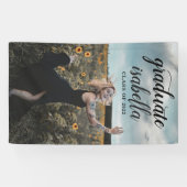 Bannière de graduation photo personnalisée (Horizontal)