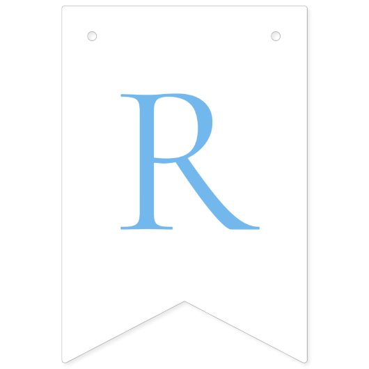 Bannière de guirlande de fête prénatale avec noeud (Troisième drapeau)