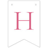 Bannière de guirlande Joyeux Anniversaire avec nœu (Deuxième drapeau)