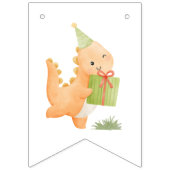 Bannière de jonction d'anniversaire Dinosaur Aquar (Premier drapeau)