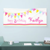 Bannière de jonction de 3e anniversaire (Salon professionnel)