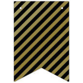 Bannière de jonction Gold Happy Birthday (Premier drapeau)