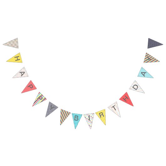 Bannière de joyeux anniversaire de carnaval (Tout)