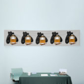 Bannière de joyeux anniversaire Whiskey et Cigare  (Salon professionnel)