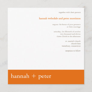 Bannière de kaki : : Faire-part de mariage