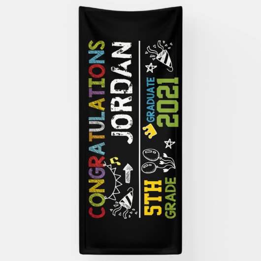 Bannière de la 5e année (Vertical)