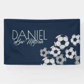 Bannière de la barre de football Mitzvah (Horizontal)