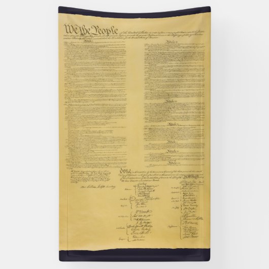 bannière de la Constitution des États-Unis (Vertical)