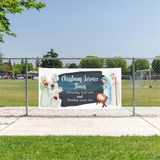 Bannière de la crèche de Noël (Insitu)