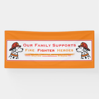 Bannière de la famille des pompiers