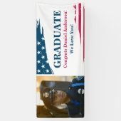 Bannière de la fête américaine du drapeau militair (Vertical)