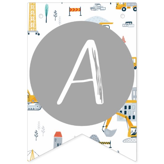 Bannière de la fête d'anniversaire de la construct (Troisième drapeau)