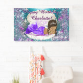 Bannière de la fête d'anniversaire de la Sirène et (En situation)