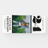 Bannière de la fête de graduation en plein air cus (Horizontal)