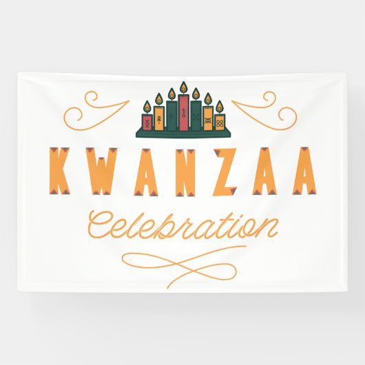 Bannière de la fête de Kwanzaa (Horizontal)