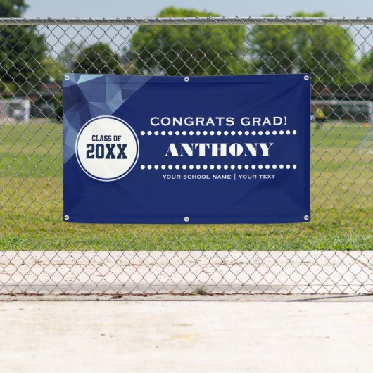 Bannière de la fête de la conception géométrique m (En situation)