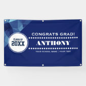 Bannière de la fête de la conception géométrique m (Horizontal)