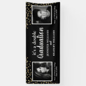 Bannière de la fête de la double graduation (Vertical)