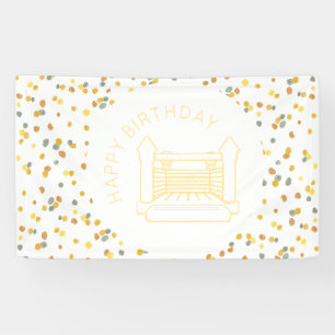 Bannière de la fête de la maison Lennon Bounce