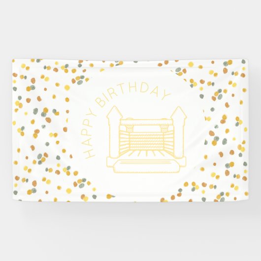 Bannière de la fête de la maison Lennon Bounce (Horizontal)