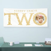 Bannière de la fête de la photo du 2e anniversaire (Salon professionnel)