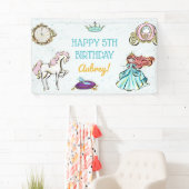 Bannière de la fête de la princesse magique Fairyt (En situation)