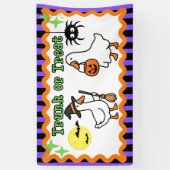Bannière de la fête de la Trève des Geais d'Hallow (Vertical)