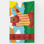 Bannière de la fête de l'ours super (Vertical)