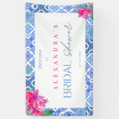 Bannière de la Fête des mariées de carreaux Amalfi (Vertical)