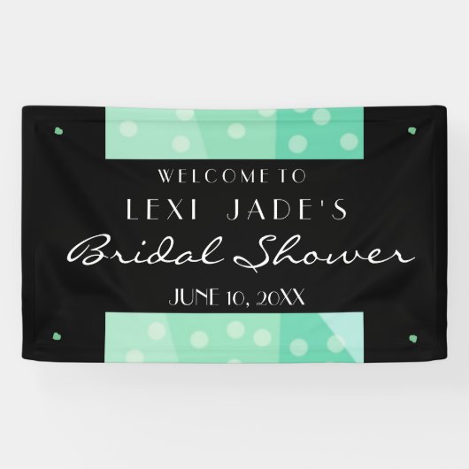 Bannière de la fête des points et des points verts (Horizontal)