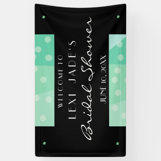 Bannière de la fête des points et des points verts (Vertical)