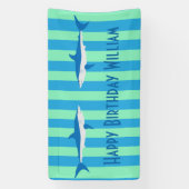 Bannière de la fête des requins (Verticale)