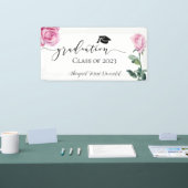 Bannière de la fête des Roses de l'Aquarelle rose (Salon professionnel)