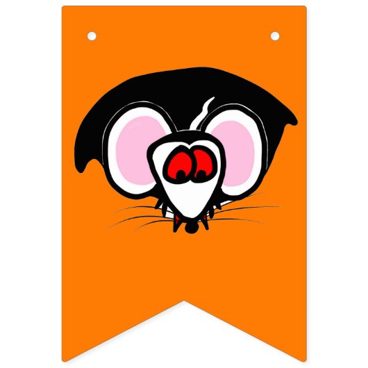 Bannière de la fête d'Halloween avec sorcière, fan (Deuxième drapeau)