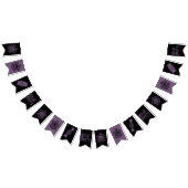 Bannière de la fête d'Halloween - Éffrayant noir e (Tout)