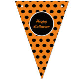 Bannière de la fête d'Halloween (orange et noir) (Premier drapeau)