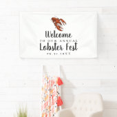 Bannière de la fête du homard (En situation)