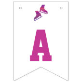 Bannière de la fête du patinage sur glace (bunting (Troisième drapeau)