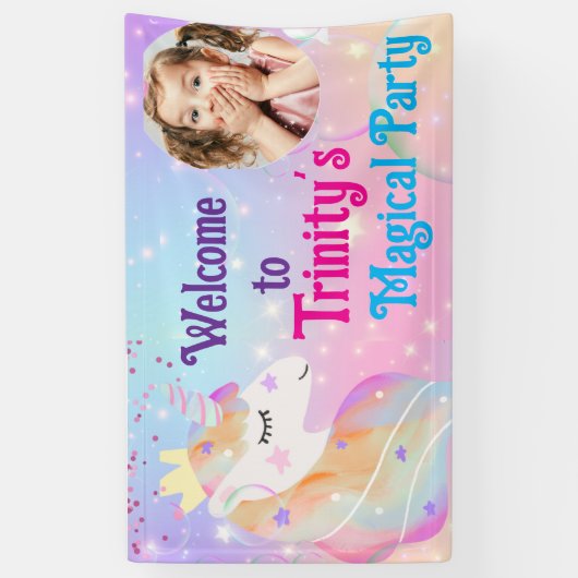 Bannière de la fête magique (Vertical)