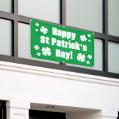 Bannière de la fête verte du Joyeux St Patrick (Bâtiment extérieur)