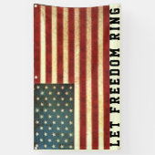 Bannière de la liberté du drapeau américain (Vertical)