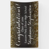 Bannière de la parties scintillant Arrière - plan (Vertical)