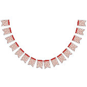 Bannière de la pastèque rouge et blanc (Tout)